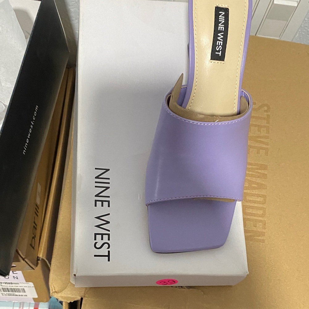 Nine West Lavender Mules